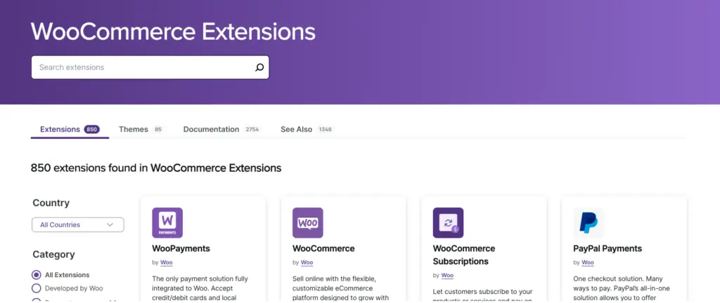 WooCommerce Extensions